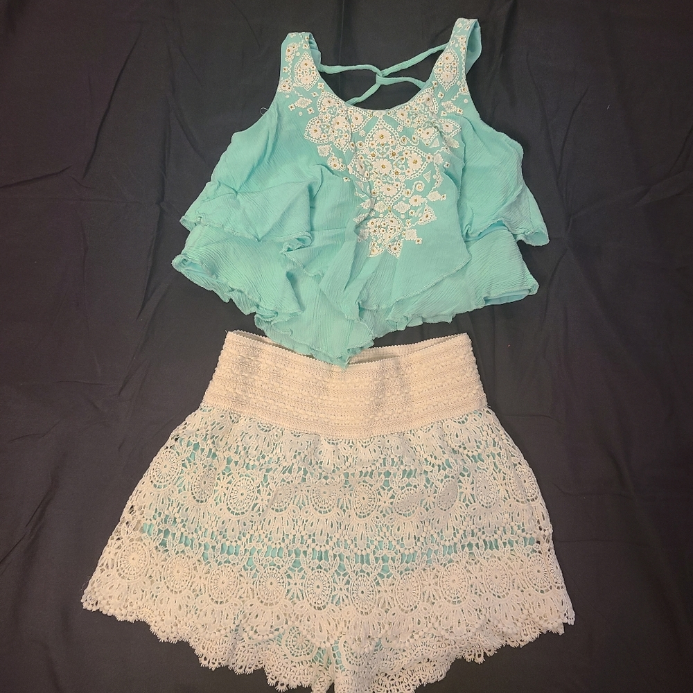 Knitwork two piece sz 7-8